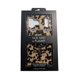C2-O FLAUNT Square Case w/MagSafe Apple iPhone 17 PRO Max Blonde Tortoise Shell